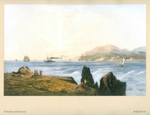 Carlo Bossoli. Bosporus door Carlo Bossoli